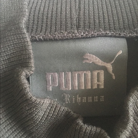 Puma Fenty by Rihanna Black Cropped Top NWT XS - Picture 2 of 4